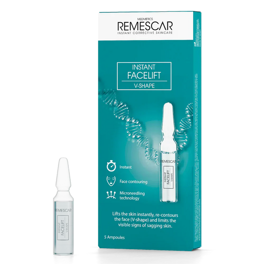 Fiole pentru lifting instantaneu și contur facial în formă de V 5x2ml