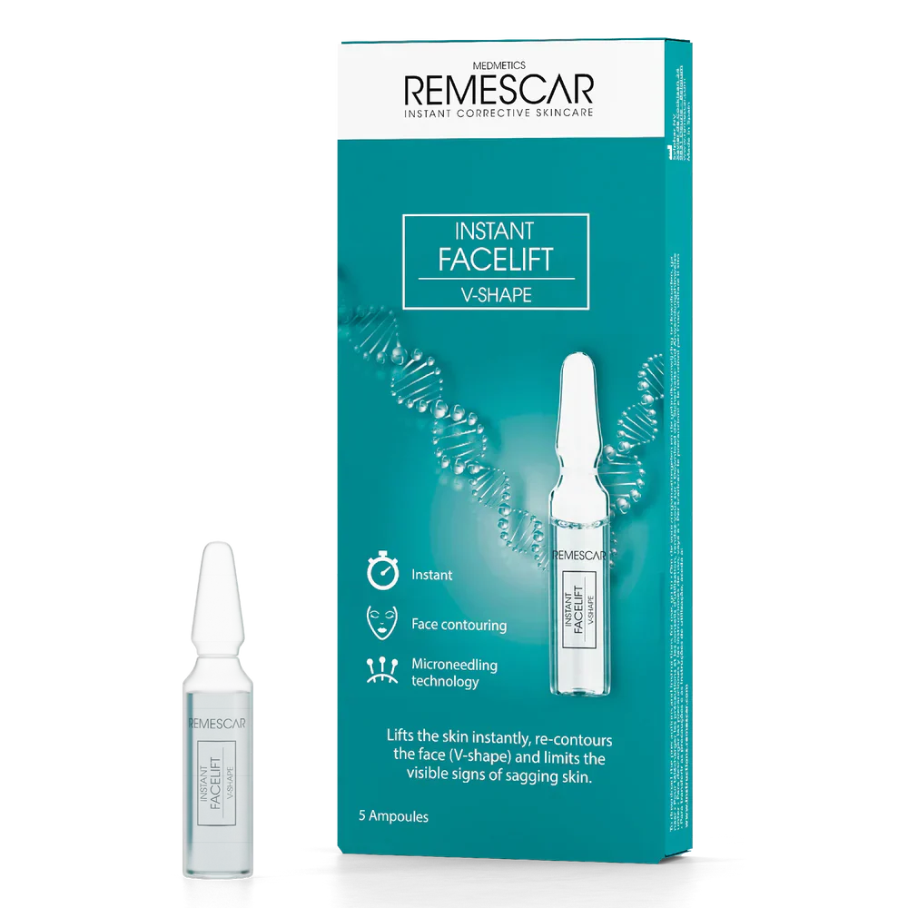 Fiole pentru lifting instantaneu și contur facial în formă de V 5x2ml