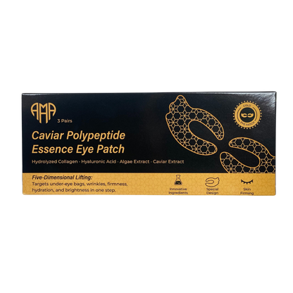 Plasture pentru ochi Caviar Polypeptide Essence – Îngrijire intensivă cu colagen și hidratare (3 buc.)