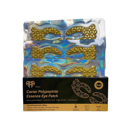 Plasture pentru ochi Caviar Polypeptide Essence – Îngrijire intensivă cu colagen și hidratare (3 buc.)