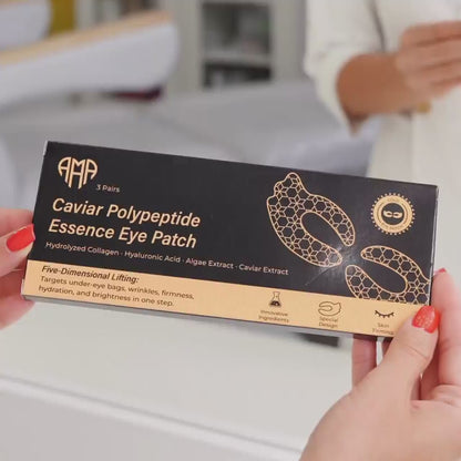 Plasture pentru ochi Caviar Polypeptide Essence – Îngrijire intensivă cu colagen și hidratare (3 buc.)